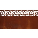 Bordure pelouse mouchet. rouille Enroulée