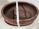 Pot bonsaï émaillé Bronze ovale 19-20260722_112044.webp