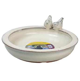 Bain pour Oiseaux Blanc