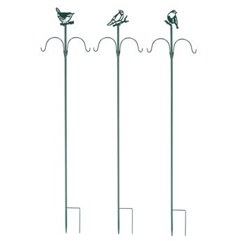 Station support pour mangeoires nourritures oiseaux Ht 150 cm.