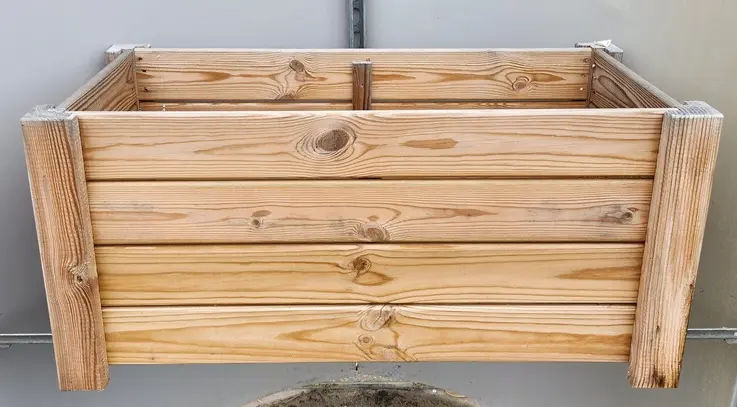 Jardinière bois Mexico 90 45 Ht 41.5 Kaliwood