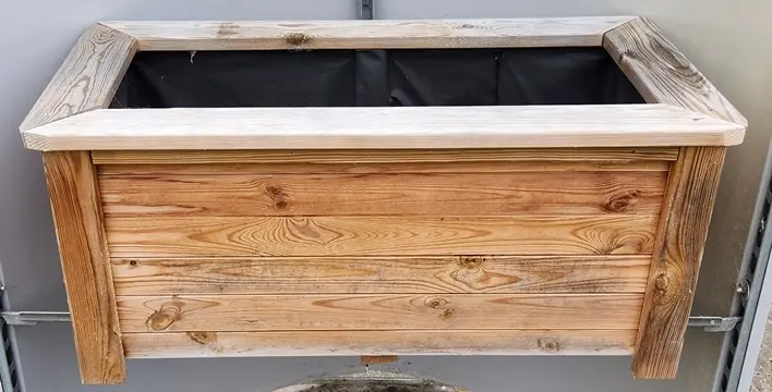 Bac bois Lili rect 100 / 50 cm ** Bois FSC traités **