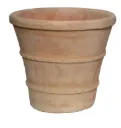 Pot Whitewash Greek Taper D27 H25 (Mg)