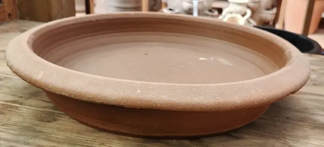 Soucoupe Grès émaillé Thai brown D 46 cm