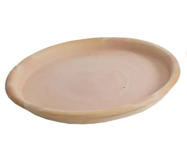 Soucoupe Whitewash terre cuite D35H4,5 cm (MG) Saucer