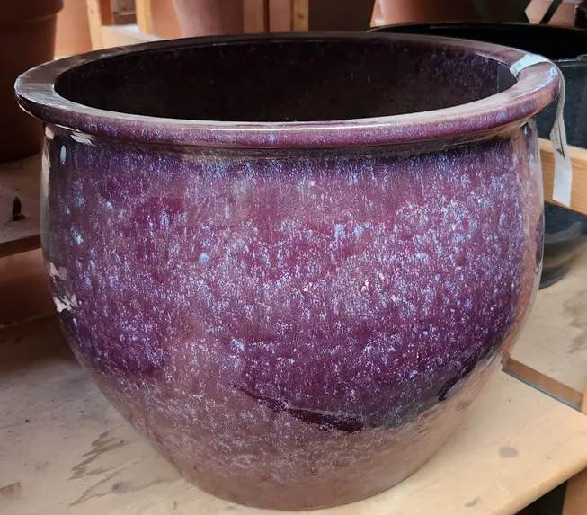 Pot émaillé Classic Falling Purple D44 H35 cm (JDB)