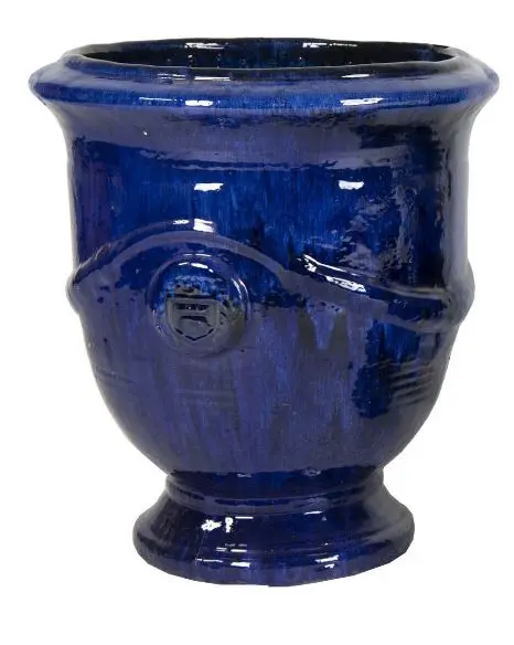 Pot émaillé Anduze Falling Blue D40H45 (Mg)