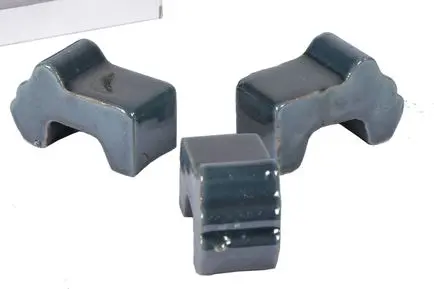 Pied Glazed Potfeet Celadon émaillé * 3 pc