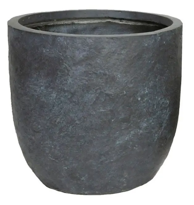 Pot Arizona Egg Pot Graphite D25 H25 cm (Mg)