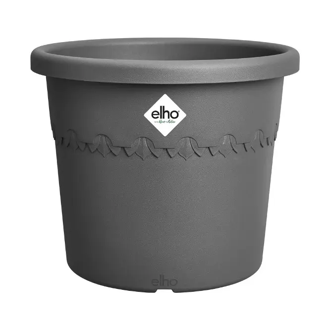 Algarve Cilindro 21 cm Pot plastic Anthracite