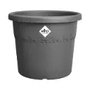 Algarve Cilindro 48 cm Pot plastic Anthracite + Roues