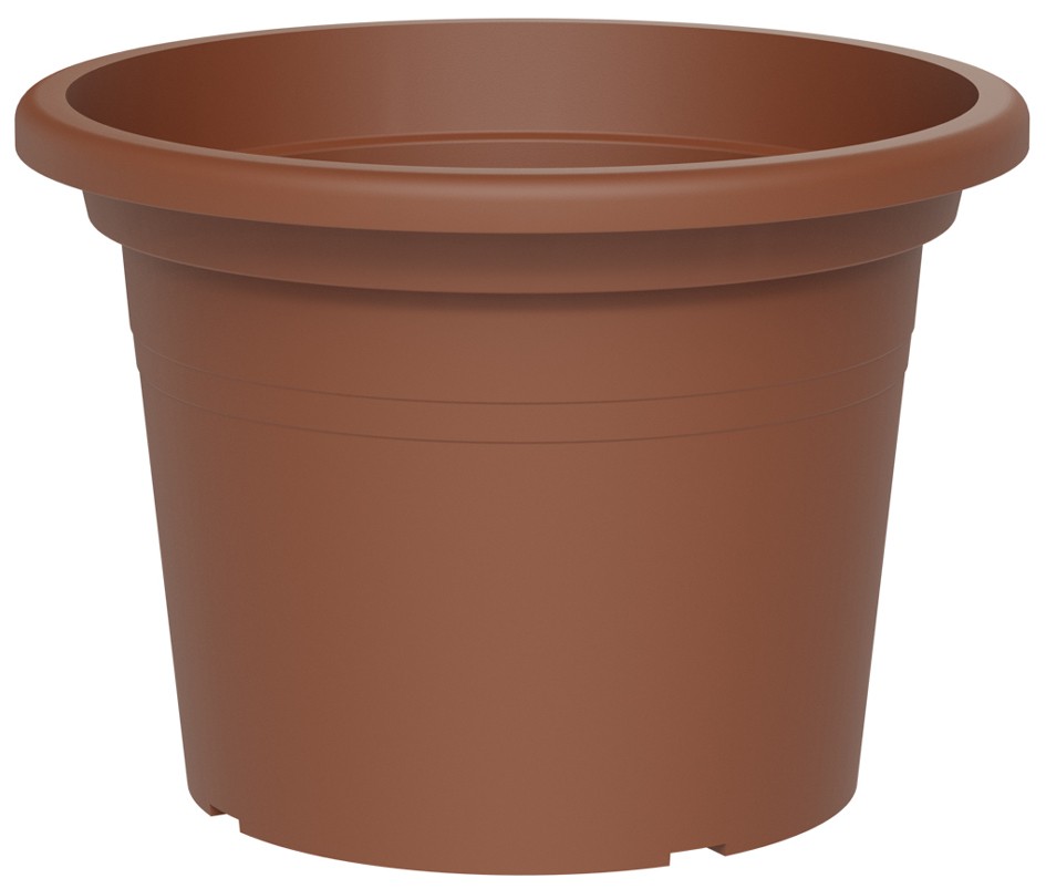 Pot cilindro 25 cm terracotta Re-Pot plastic