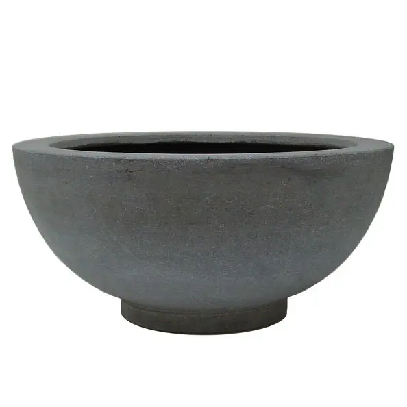 Polystone vasque bowl pied D50; Ht 21 cm vasque  (JDB-7121-2-50)