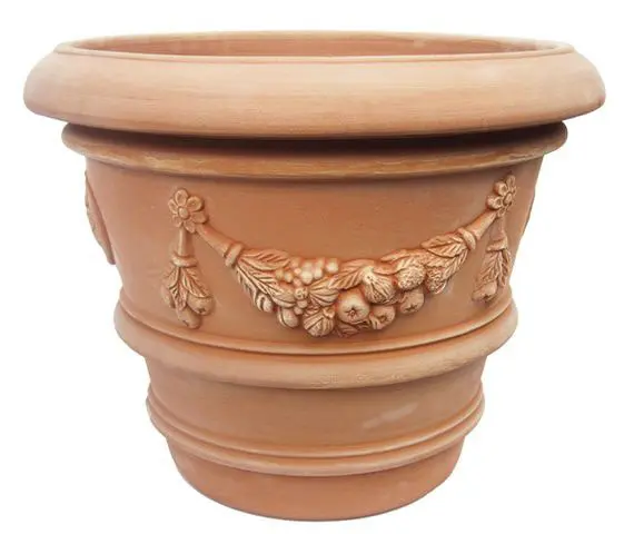 Pot Conca bordone festonato D48 H39 cm (JDB)