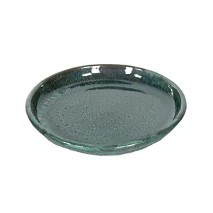 Soucoupe saucer Moss Green D23 H3 cm émaillé (MG)