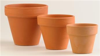 Pot terre cuite simple D 25 H21 cm