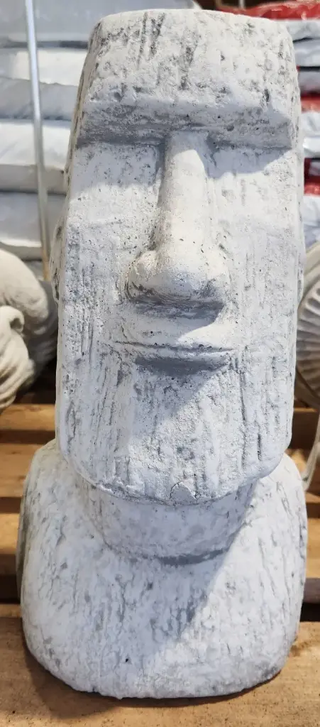 Moai île de Pâques Beton Ht 40 cm (REF)