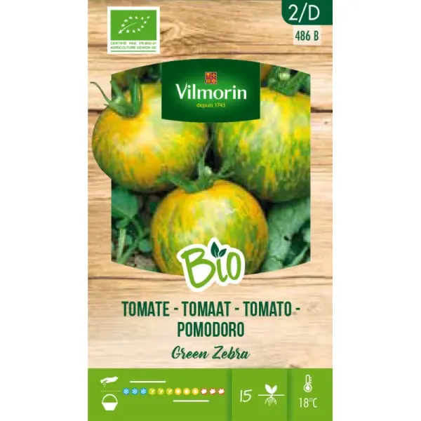 Tomate Green Zebra BIO (Vilm)