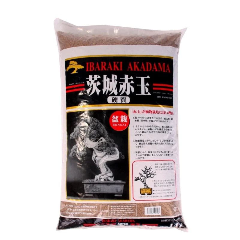Akadama Dur terre bonsaï 14 Litres