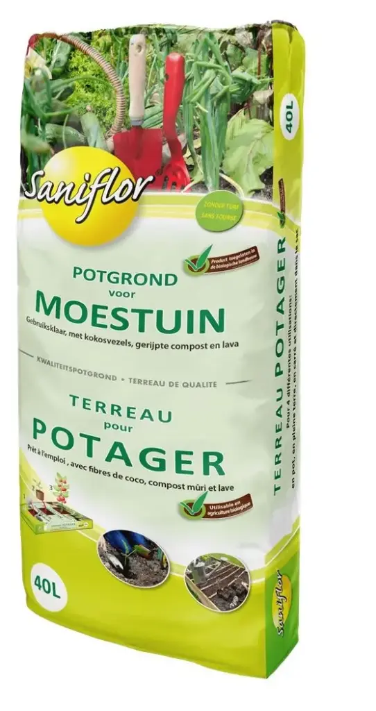 [129377] Terreau potager fruits SANI 40 L BIO ** SANS TOURBE **