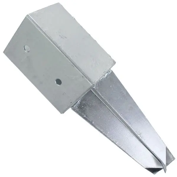 Support poteau 9 9 à betonner