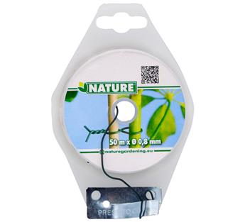 Bobine Fil vert plastifie 0.8 mm rlx 50 m Outside