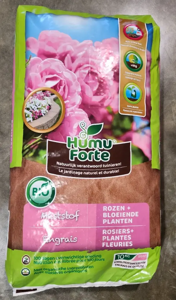 HumuForte Engrais Rosiers et arb à fleurs 10kg BIO
