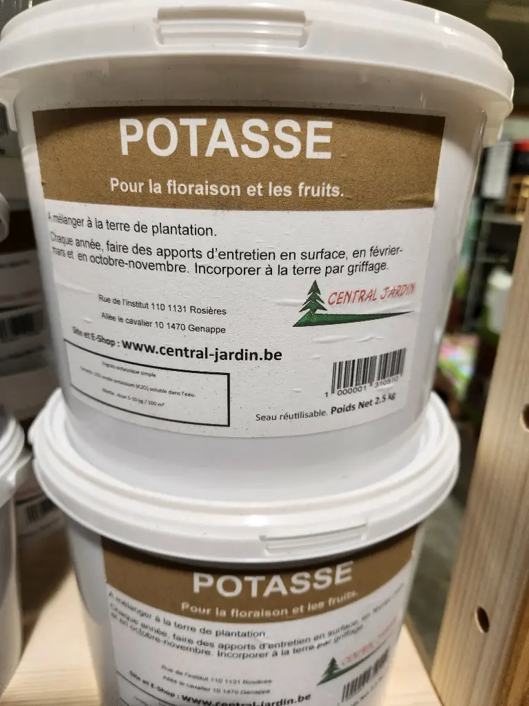 CJR Potasse BIO 2.5 Kg seau recyclable