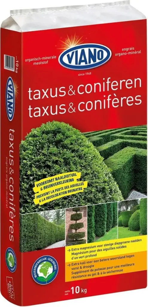 Viano Engrais Haies,Taxus et Coniferes 10 KG 