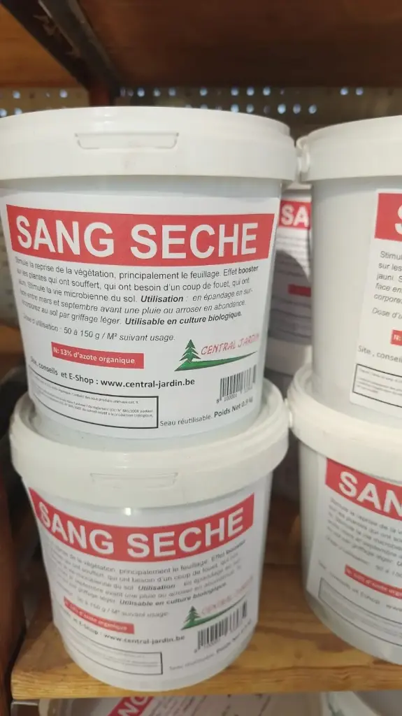 CJR Sang Seche BIO 0.9 kg en seau recyclable