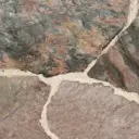 Dalle Violetto Flagstone ép. +/- 3 - 7 cm - vendu / kg ** Idéal pour pas Japonais **