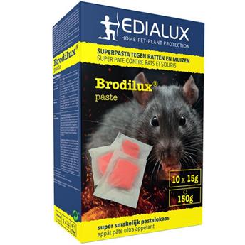 Brodilux Pasta 150 g (10x15Gr)Edialux Rats et souris