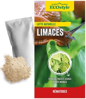 Nématodes contre les limaces 12 mil. / 40 m² Ecostyle BIO. .