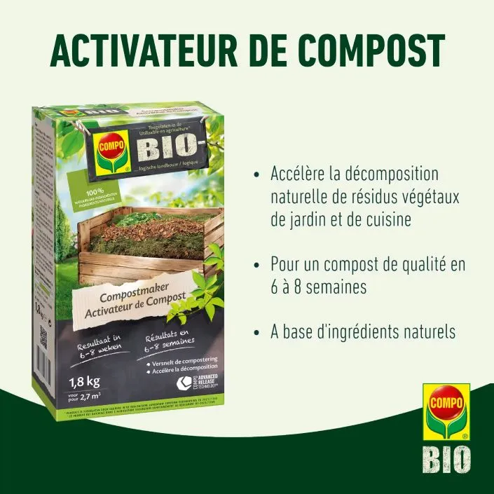 COMPO activateur compost 1.8 KG BIO