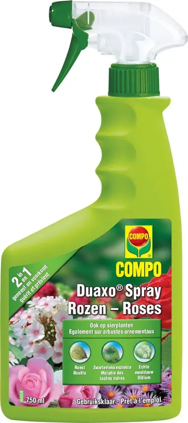 Compo Duaxo spray roses 750 ml Prêt à l´emploi : contre les maladies