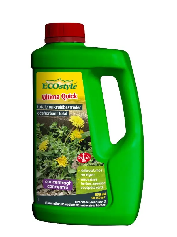 Ecostyle Ultima Quick 850 ML ** Herbicide et anti-mousses total BIO **