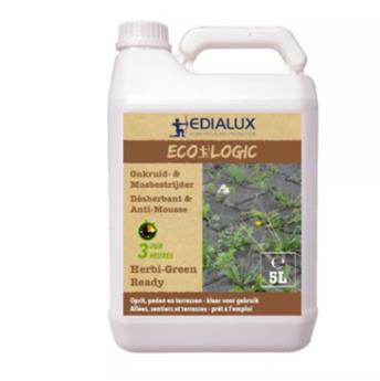 Herbi Green RTU Prêt à l´emploi 5 L Edialux ** Herbicide total sans Glyphosate **