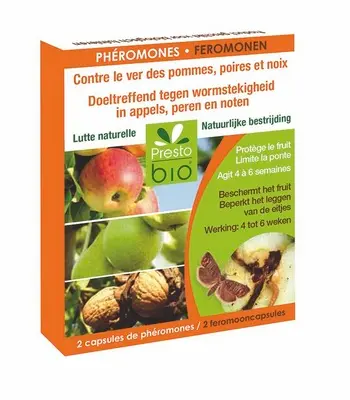 Pheromone vers des pommes, poires, noix 2 capsules