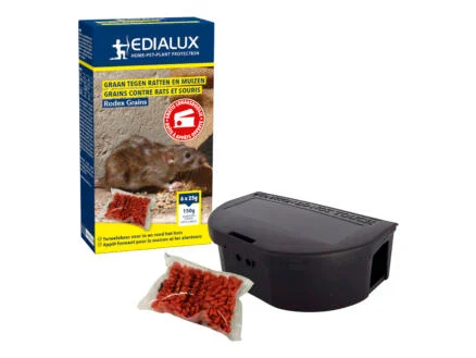 [114613] Rodex grains 150 g + PROMOTION Boîte appâts cadeau