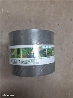 Bordure plastique NOIRE 15 cm / 10 m Souple