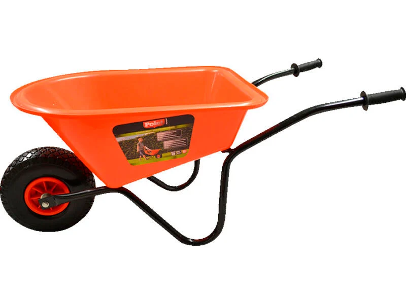 Brouette rouge Polet solide pour enfant