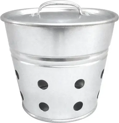 Seau Vermicomposteur galvanisé 5 L ** Solide **