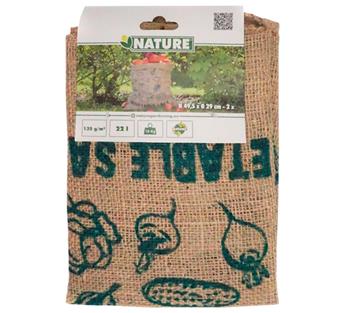 Sac jute h 49.5 l 45.7 (D29)  cm 10 kg * 2 pc