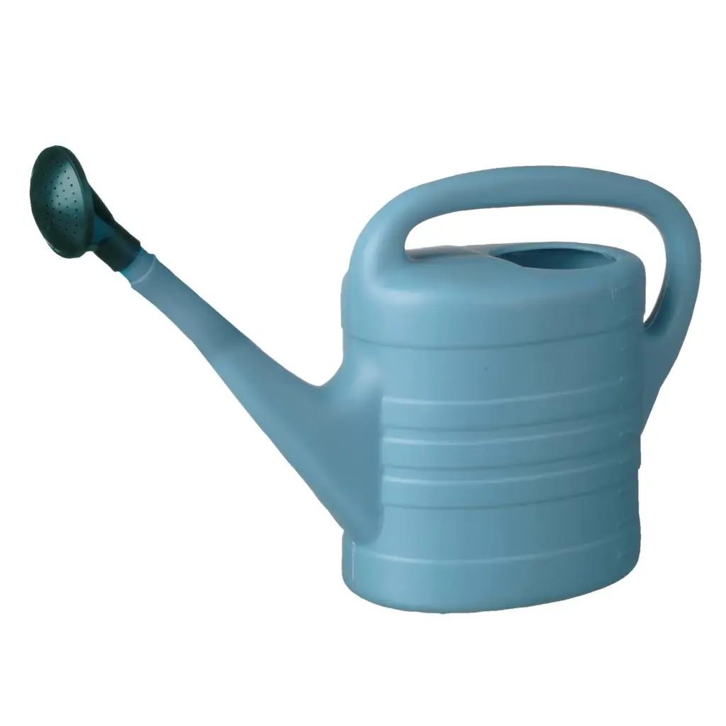 Arrosoir 10 litres bleu plastique renforcé