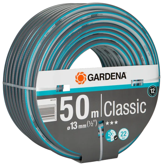 Gardena Tuyau Classic 13 Mm (1/2) - 50 M  ** Garanti 12 ans **
