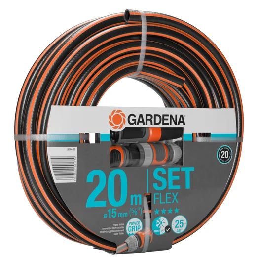 [118136] Gardena Tuyau Flex 9X9 5/8. 20 M Equipe