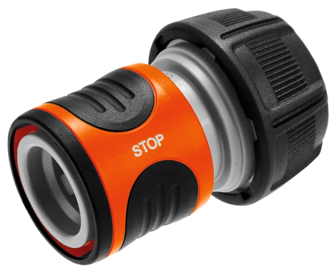 Gardena Raccord aquastop 19 mm (3/4) & 16 mm (5/8)