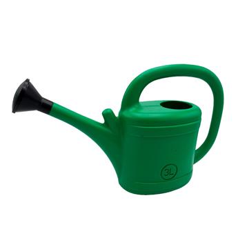 Arrosoir 3 litres plastique Vert Pomme avec pomme d´arrosage incluse