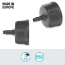 Gardena Adaptateur filleté pour tuyau 4.6 mm MDS Micro-Drip System