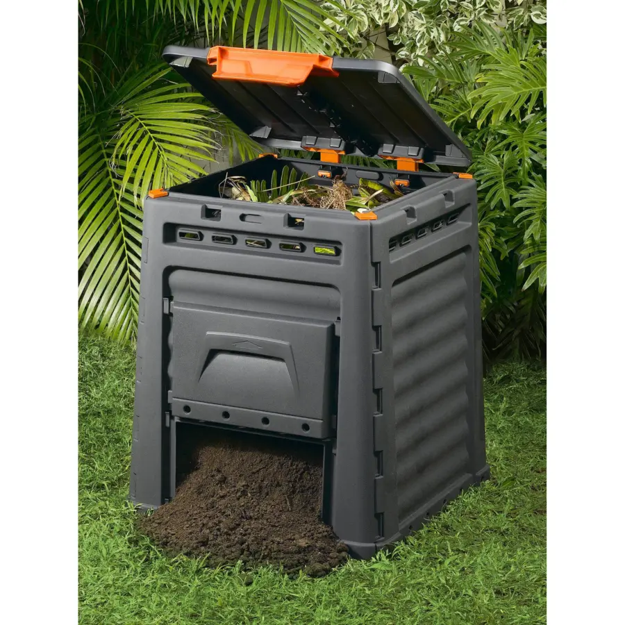[136337] Composteur Eco 320L Noir Ketter